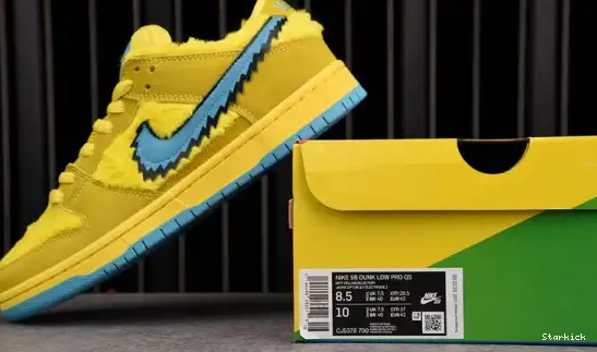 Yellow Dead Nike Low Grateful Bear x SB CJ5378-700 Dunk 0501
